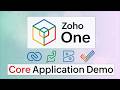 Zoho One Core Applications || Demo and Training Walkthrough