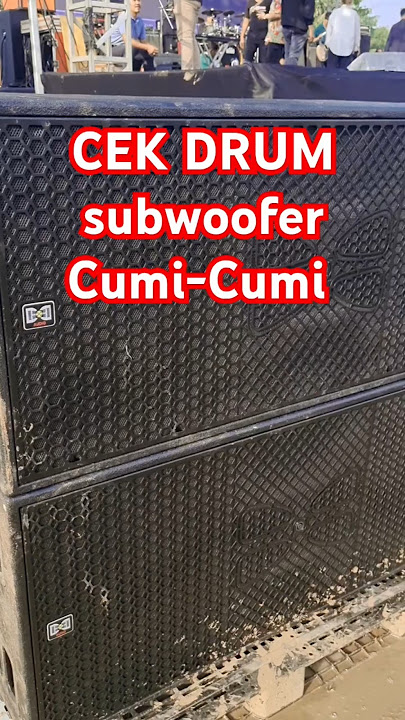 SUBWOOFER TERBARU CUMI-CUMI