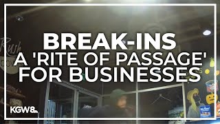 Break-ins target new businesses in Southwest Portland