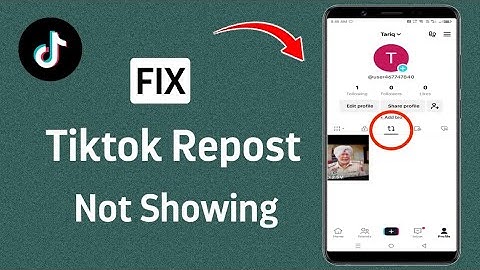 How to Fix Repost Option Not Showing in TikTok (New Update 2024)