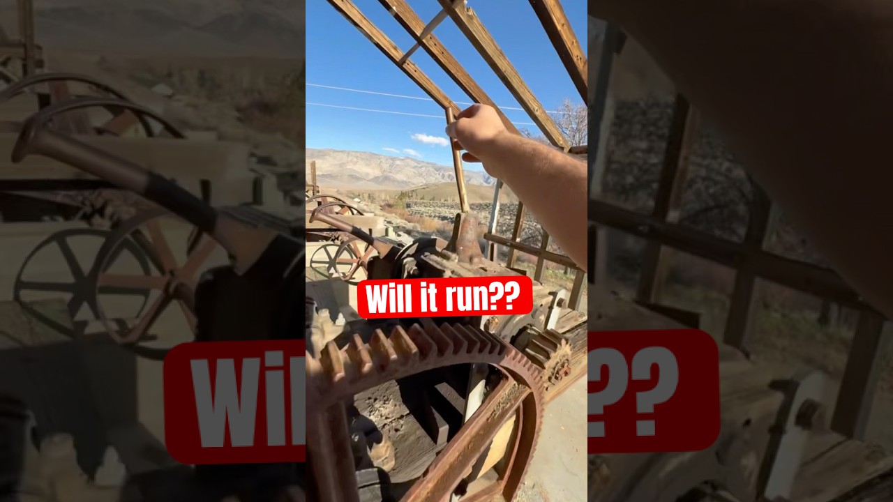 Abandoned but untouched gold mine