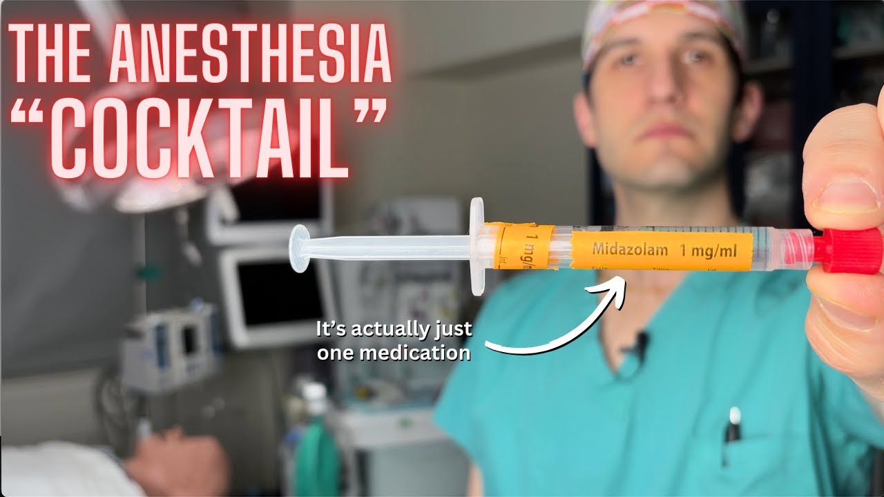 Что входит в состав анестезиологического «коктейля» и зачем его дают