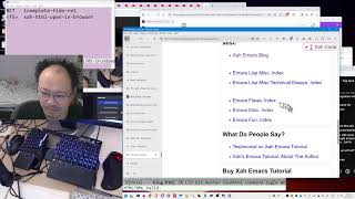 Xah Talk Show Ep794. wide color gamut, heic avif jpegxl webp, CSS, JavaScript coding