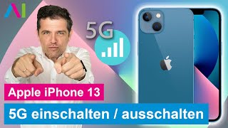 Apple iPhone 13 - 5G einschalten und ausschalten •  • 📱1️⃣3️⃣ • 📶 •