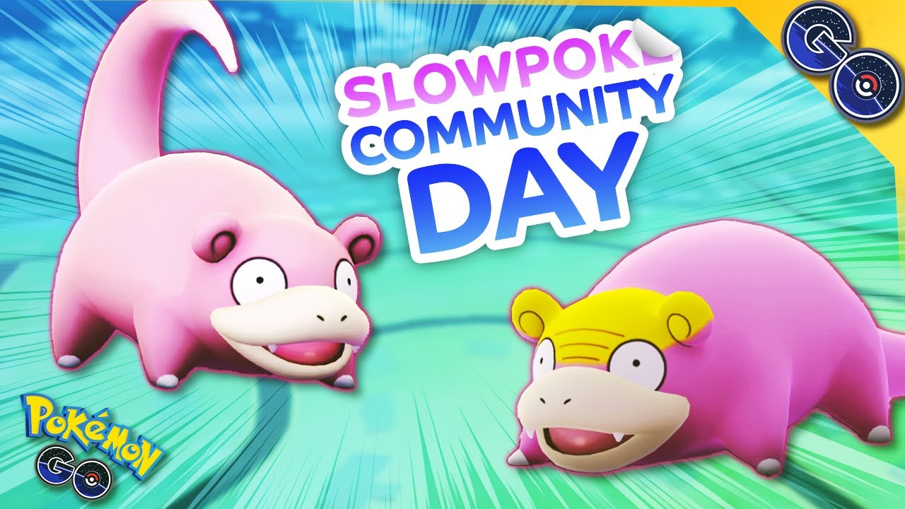 SHINY Slowpoke Community Day 🤩 COMING This Month to Pokemon GO!