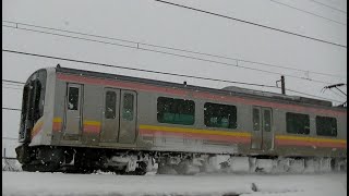 E129系B25編成　信越本線上り普通426M　吉田→新潟→長岡