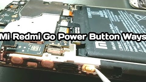 Mi Redmi Go Power Button Ways Jumper Solution