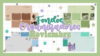 FONDOS ORGANIZADORES NOVIEMBRE- personaliza tu fondo de pantalla y fondo de bloqueo- Roos Notes screenshot 4