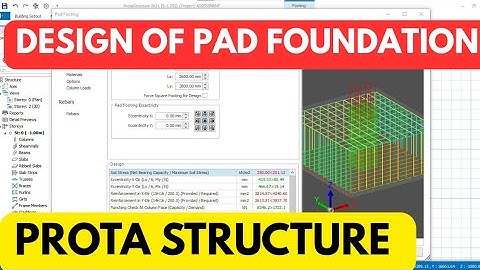 How to design PAD Foundation in Prota Structure, Easy And Sweet 