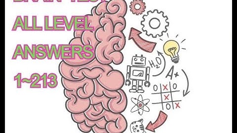 1~213 brain test all levels  Walk through Solution (Updated)  1~213