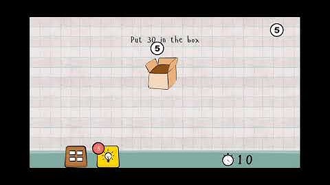 Logic Master 1 - Mind Twist Level 132  Solution | Put 30 in the box