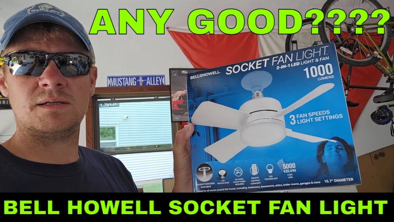 MINI FAN BELL HOWELL SOCKET LIGHT FAN REVIEW ARE THEY WORTH THE MONEY?