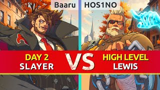 GGST ▰ Baaru (Slayer) vs HOS1NO (Goldlewis). Gameplay