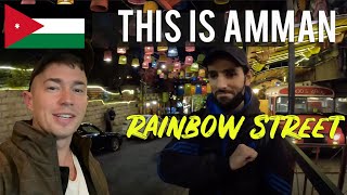 Food Tour on RAINBOW STREET Amman Jordan 🇯🇴جولة أكل في شارع 