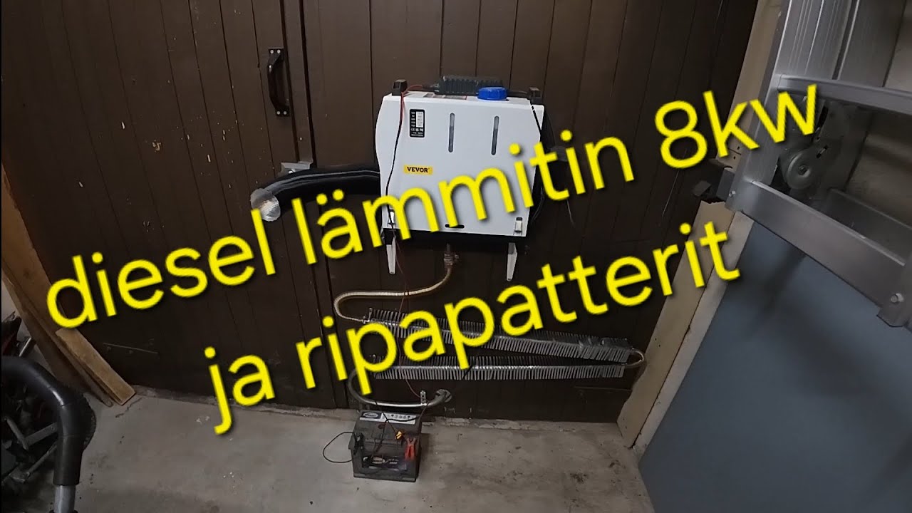 Autotallin diesel lämmitin