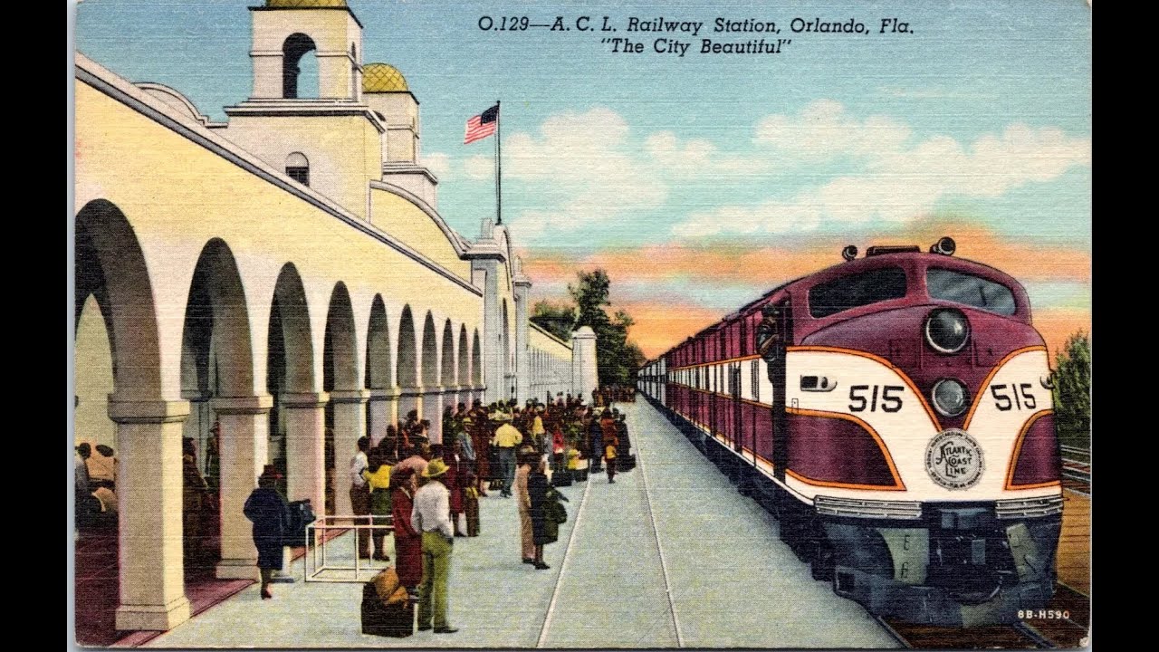 "Atlantic Coast Line Railroad" - Postcard Collection - (1900-1967) - Railfanning