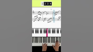 Song from the Secret Garden Piano Tutorial EASY -  SLOW tempo/HANDS TOGETHER (Piano Lesson 4)