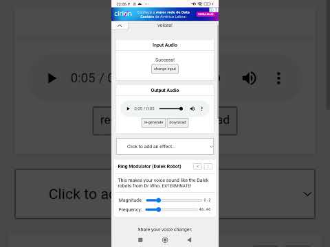 How To Make Videoup V2 NONE On Voice Changer IO