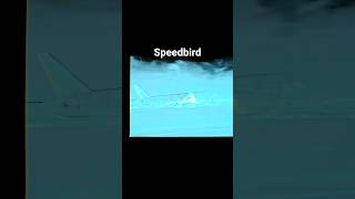 Watch as the Speedbird touches down #britishairways #777300er #thermal #planespotting #boeing777