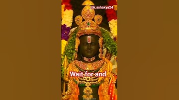 Ram Aayenge 🚩 || Ayodhya Ram Mandir 🚩 || Prabhu Shri Ram Status 🚩 || #shorts #rammandir #jaishreeram
