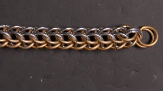 The Best Full Persian Chainmail Tutorial - Starting the chain, speed weaving & connecting ends