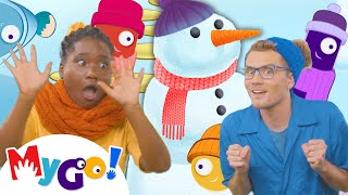 ❄️Winter Song!❄️ | Songs for Kids | Sign Language with  @CoComelon  | MyGo! ASL