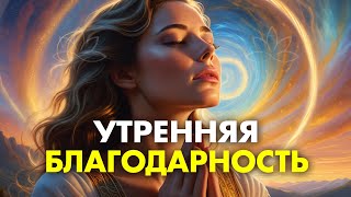 ОЧЕНЬ СИЛЬНАЯ МОЛИТВА, открывающая все двери 🙏🏻 Утренняя Благодарность - Молитва Богу! просто слушай