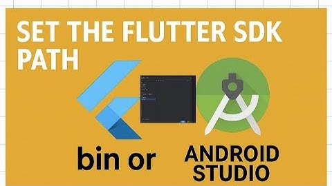 Flutter sdk path android studio ? Set Flutter SDK Path in Windows & Android Studio ?