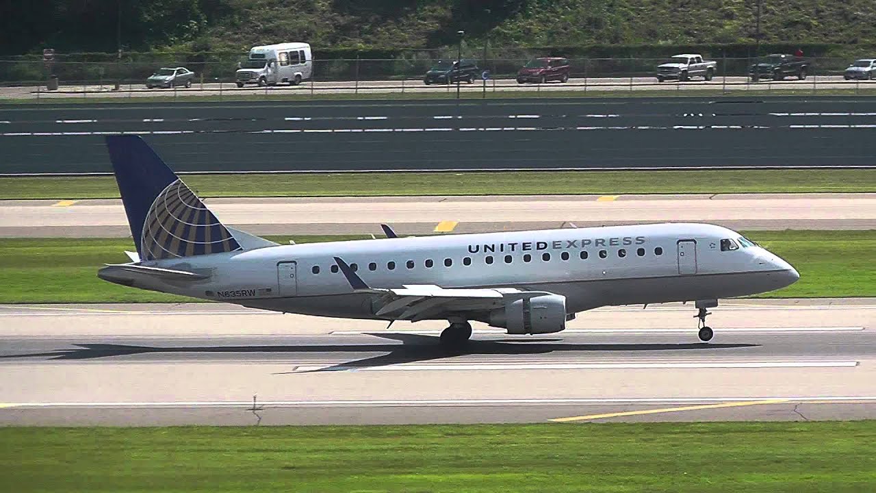 [HD] United Express (Shuttle America) E170 Landing 30L | MSP