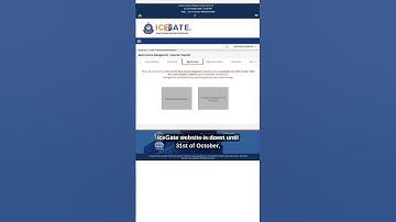 ICEGATE Portal Error |  Website down till 31st October | Urgent AD Code Registration |  #adcode