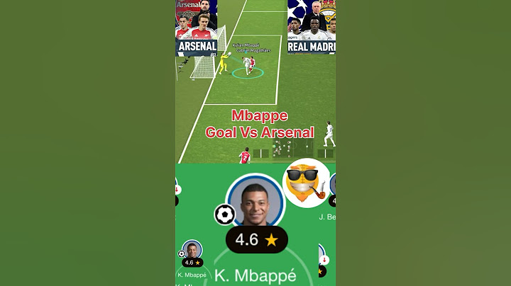 Mbappé’s STUNNING Goal vs Arsenal! ⚡🔥 Real Madrid’s Star Shines in UCL | #UCL #efootball2025