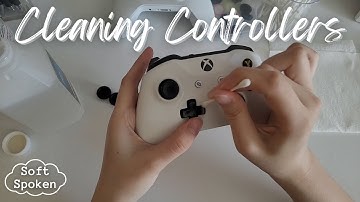 ASMR | Cleaning My Gaming Controllers | Soft Spoken, Lofi ASMR