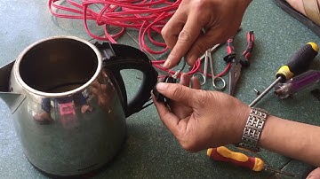 Tháo lắp công tắc ấm đun nước siêu tốc