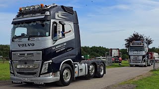 Nice Pair of Volvo FH Trucks Spotted - D.K. Barnsley & Sons - Engine Sounds