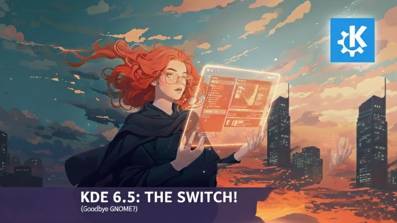 KDE Plasma 6.5.4 on Arch Linux