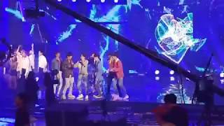 [180608] BTS Fake Love, but vocal line switched roles with rap line lol @ Music Bank