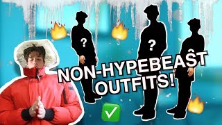 3 NON-HYPEBEAST WINTER OUTFITS!! (How to Style Winter Coats)