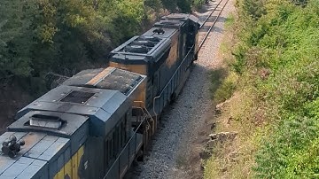 CSX Hanover sub local L 137 leaving Gettysburg with 58 cars!!