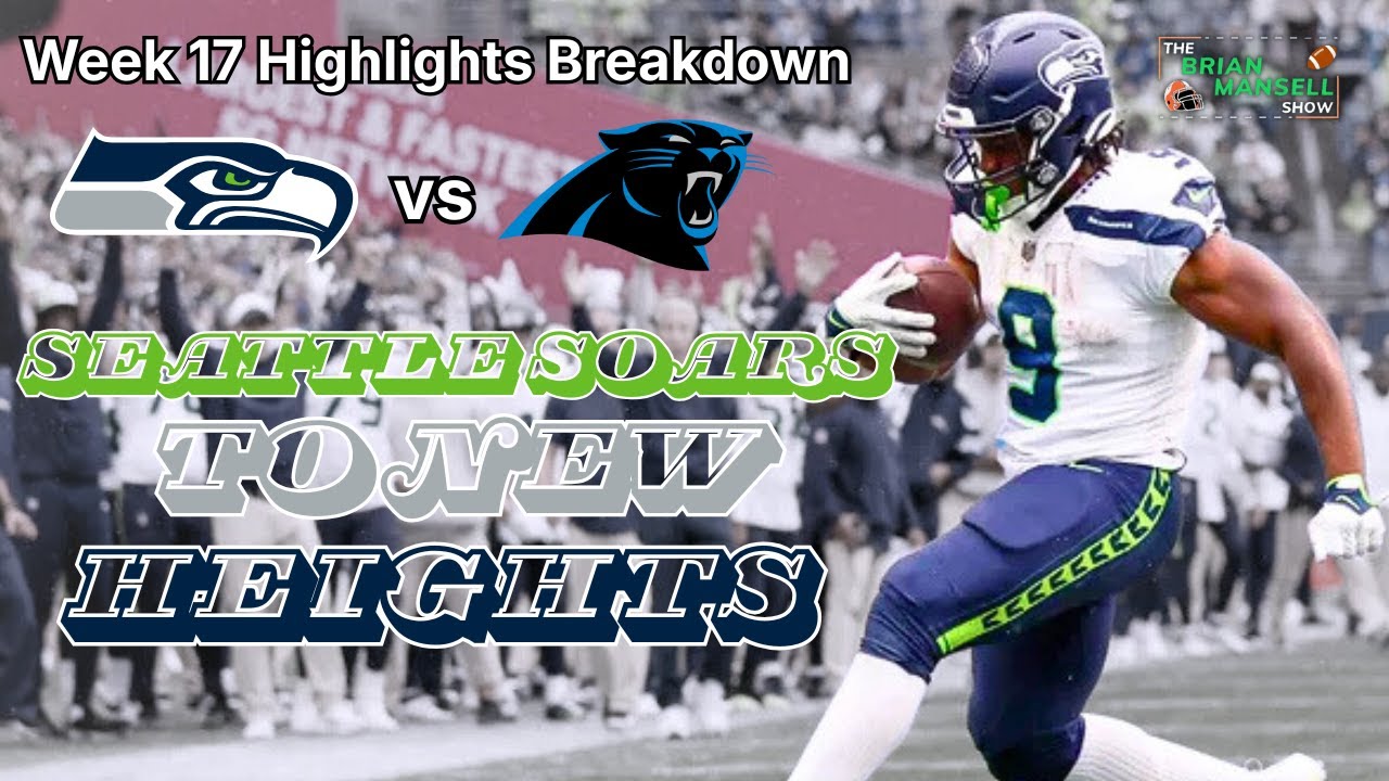 Seattle is Going to the Super Bowl | Seahawks-Panthers Week 17 Highlights Breakdown