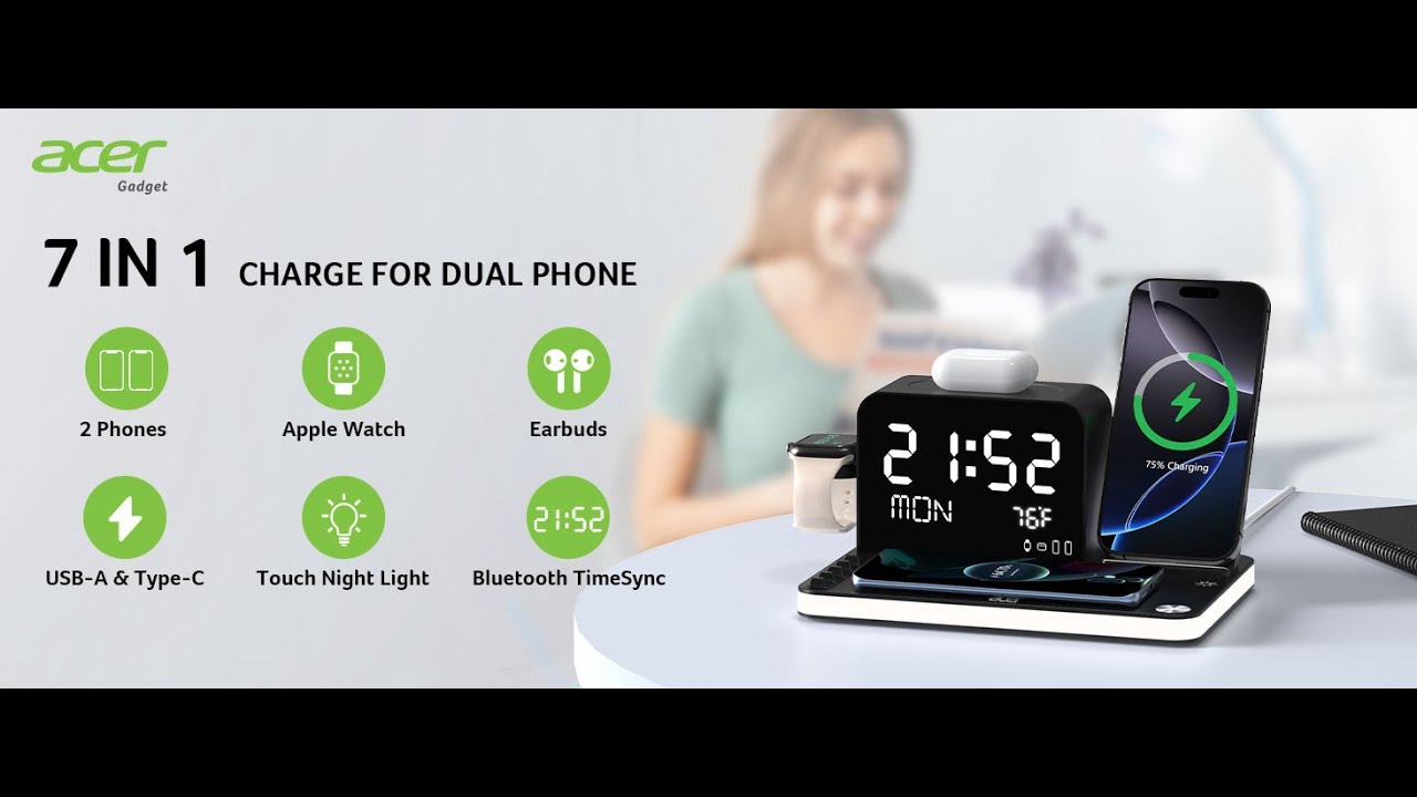Acer 7 in 1 Wireless Charging Station