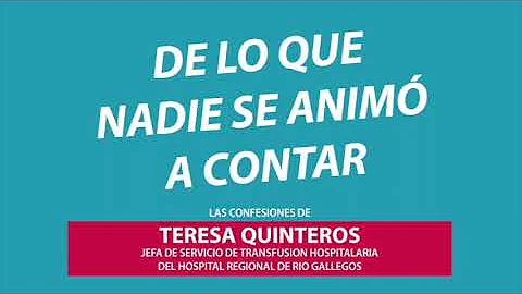 CONFESIONES CRUDAS DE  TERESA QUINTEROS JEFA DEL S...