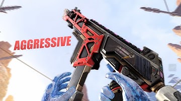 CLUTCHING with AGGRESSIVE MOVEMENT in rank : APEX LEGENDS mobile