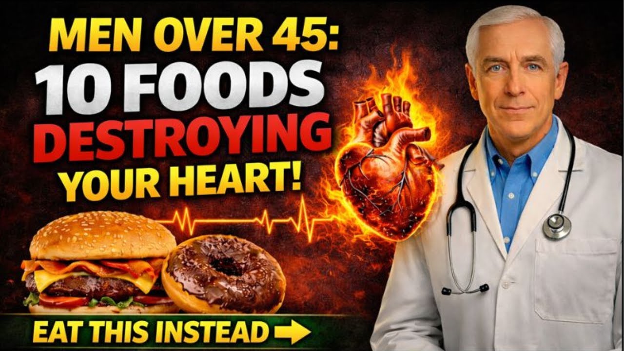 Men Over 45? 10 Foods Destroying Your Heart (Eat This Instead)