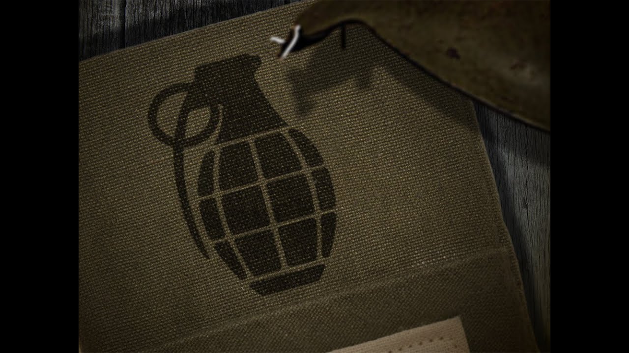 Grenade Gun Stencil from GunStencils.com airsoft sportsmans warehouse