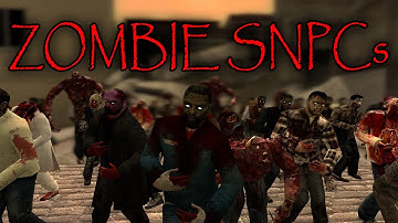 Zombie SNPCs Showcase | Garry