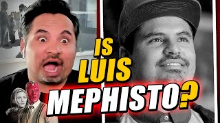 Michael Peña Reacts to WandaVision Question "Is Luis MEPHISTO???"