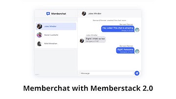 Memberchat demo for Memberstack 2.0 demo walkthrough
