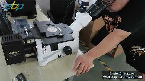 Inverted Metallurgical Microscope Installation and calibration video E-800