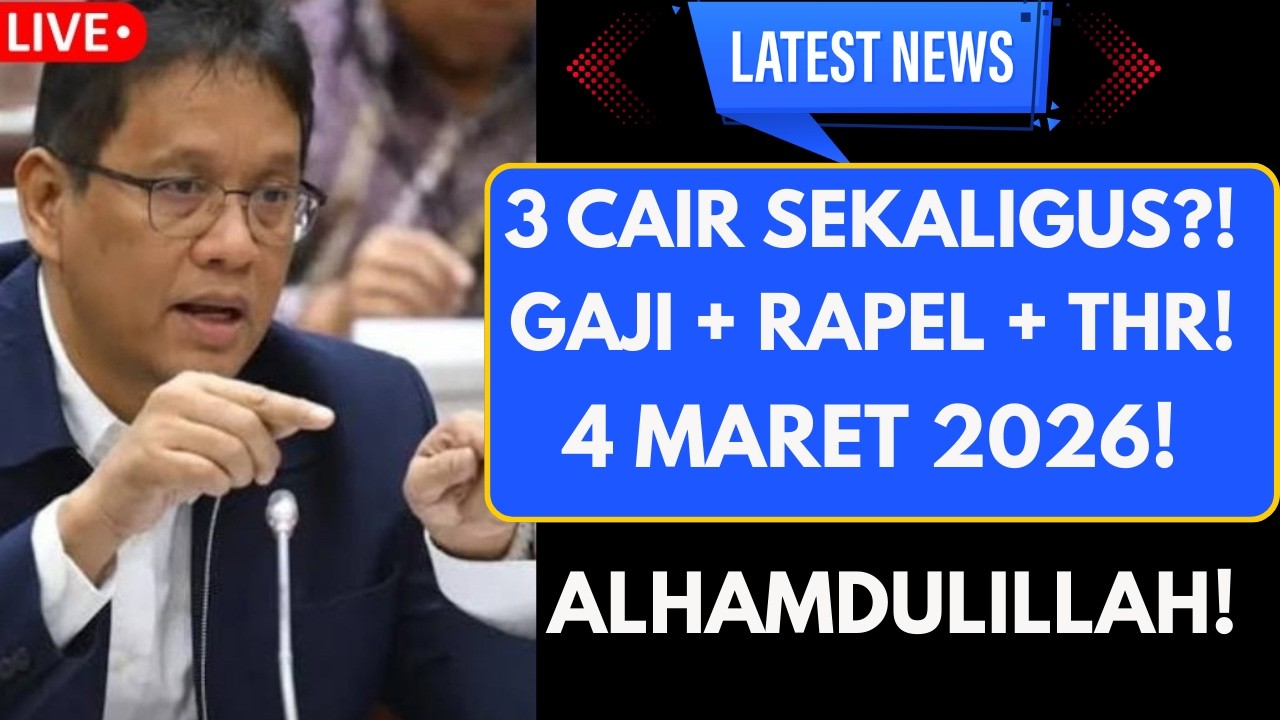 4 Maret 2026 Pensiunan Cair 3 Sekaligus? Gaji, Rapel & THR Benarkah Masuk Barengan?