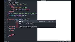 for-Each loop() in javascript with example Lecture -40 in Hindi